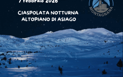 7 febbraio 2026 Ciaspolata in notturna