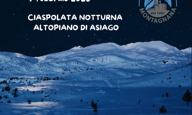 7 febbraio 2026 Ciaspolata in notturna